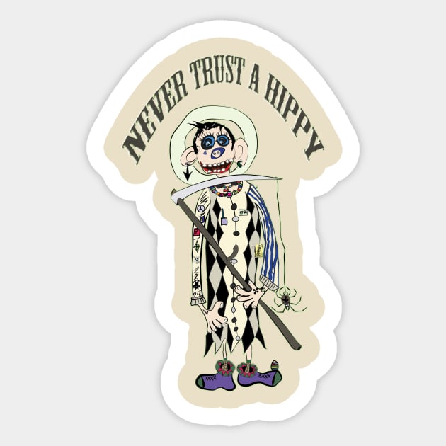 clown Sticker by ElArrogante